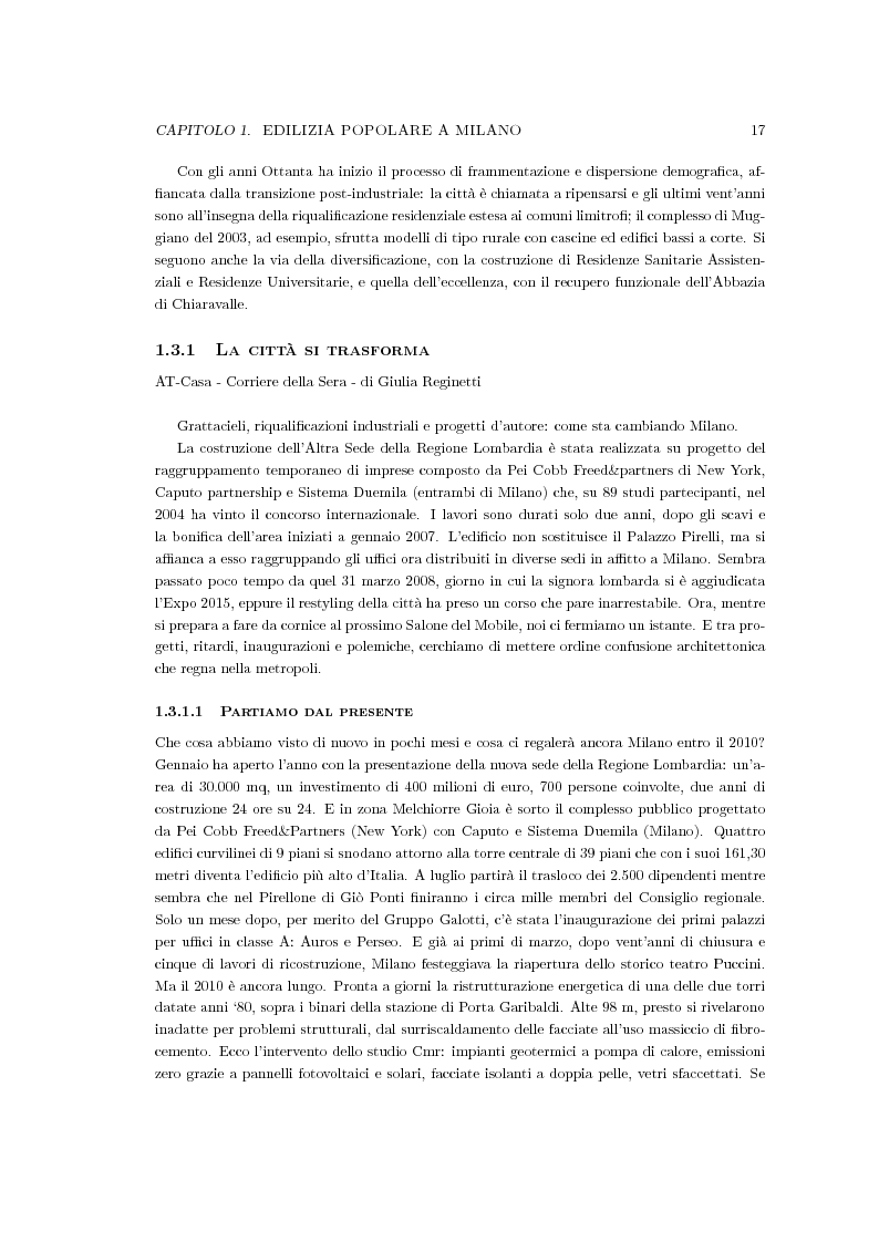 Anteprima della tesi: Riqualificazione urbana area ALER, Quartiere Giambellino, Milano, Pagina 5