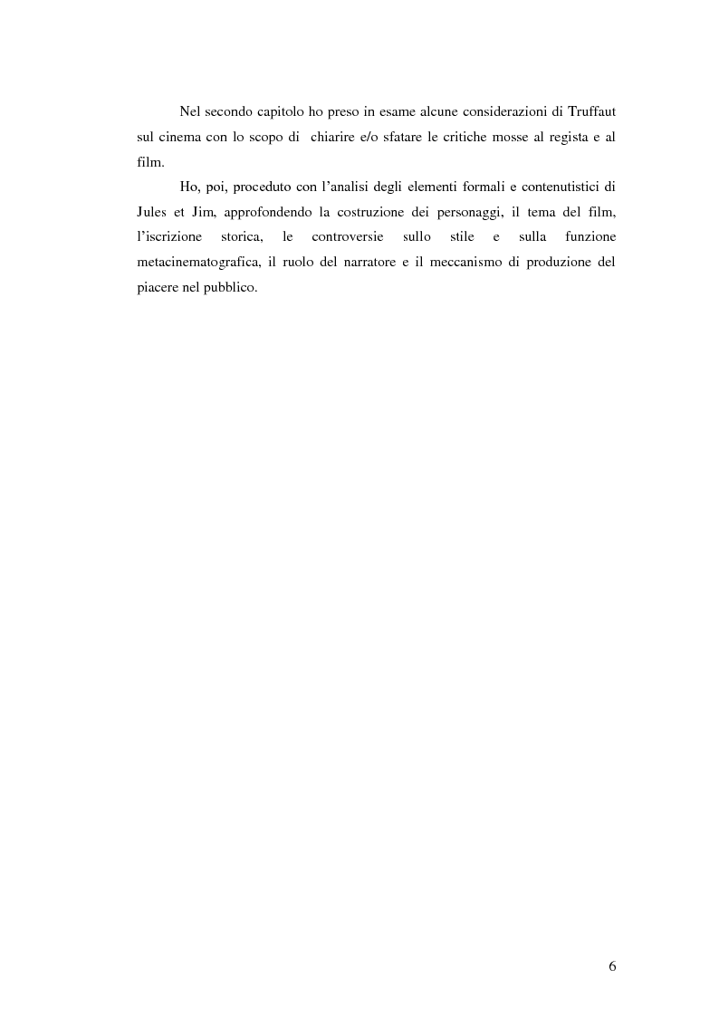 Anteprima della tesi: Jules et Jim attraverso gli occhi della critica, Pagina 5
