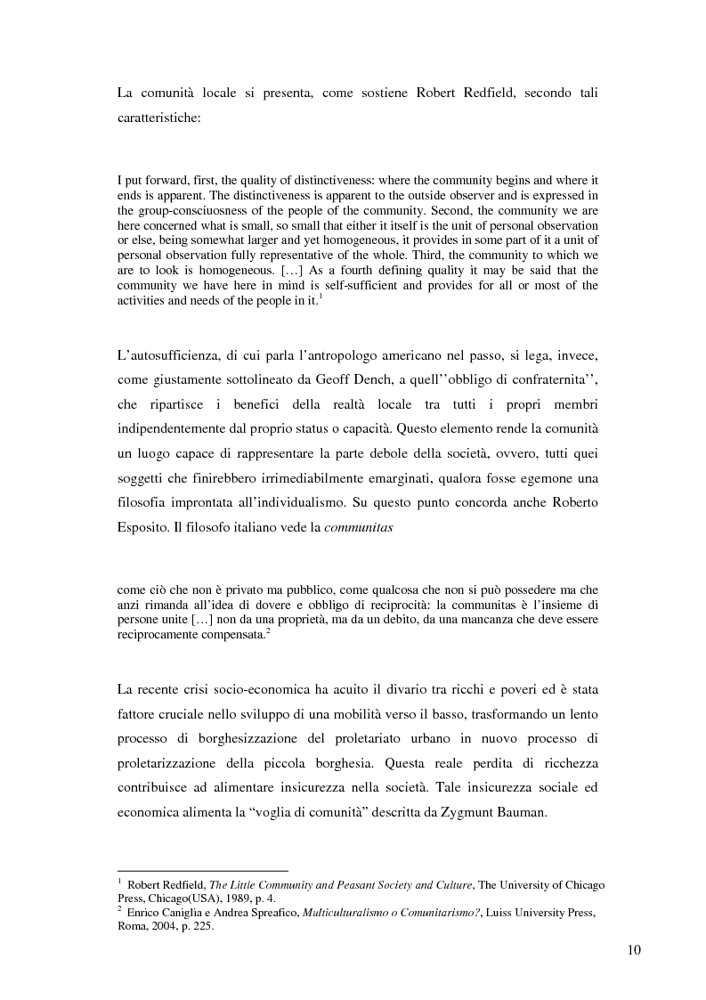 Anteprima della tesi: La nascita e lo sviluppo del comunitarismo politico nella Gran Bretagna del New Labour, Pagina 7