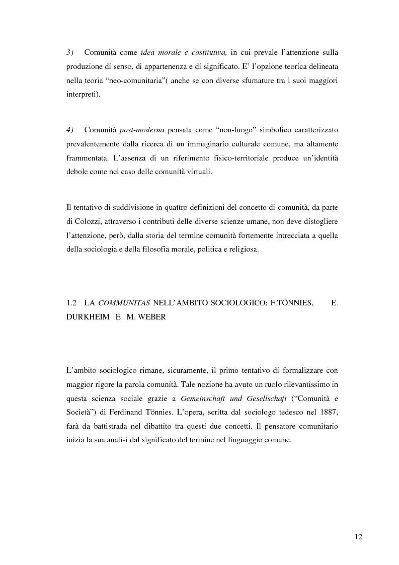 Anteprima della tesi: La nascita e lo sviluppo del comunitarismo politico nella Gran Bretagna del New Labour, Pagina 9