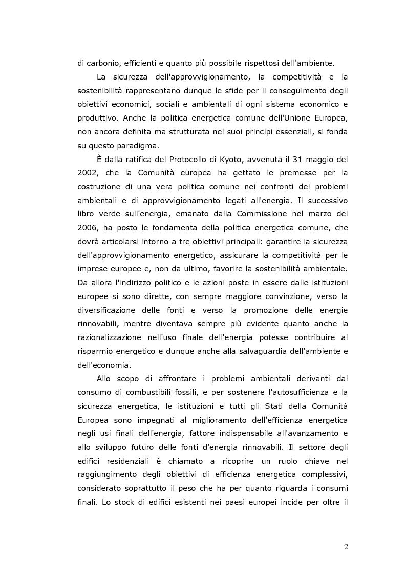 Anteprima della tesi: L'efficienza energetica degli edifici residenziali, Pagina 3