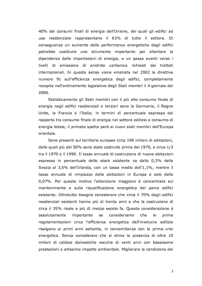 Anteprima della tesi: L'efficienza energetica degli edifici residenziali, Pagina 4