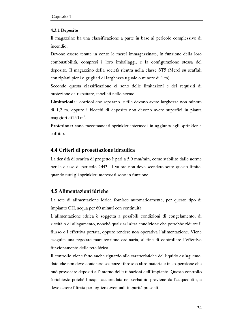 Anteprima della tesi: Impianto antincendio a servizio di un'industria elettronica, Pagina 5