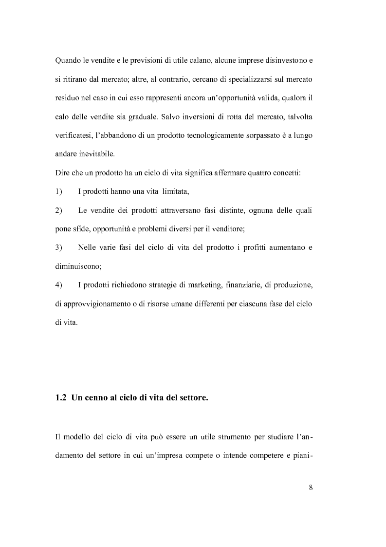 Anteprima della tesi: Ciclo vita prodotto e sue applicazioni., Pagina 8