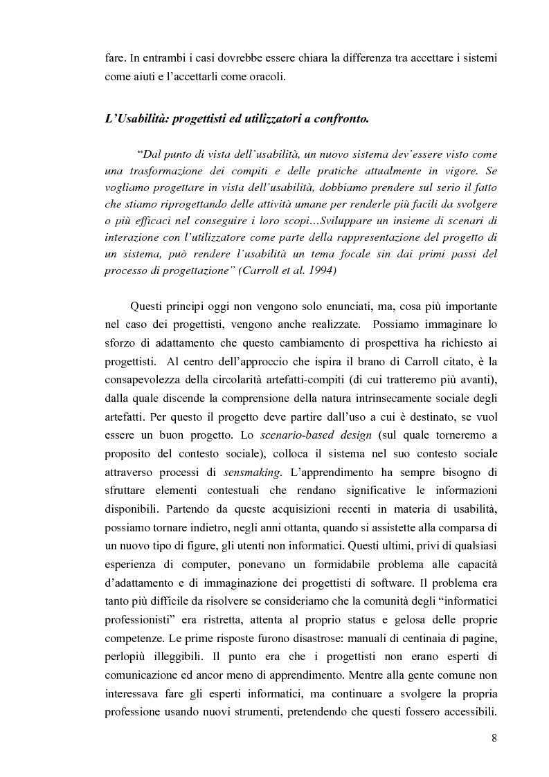 Anteprima della tesi: Aspetti cognitivi e culturali dell'interazione uomo-Internet, Pagina 5