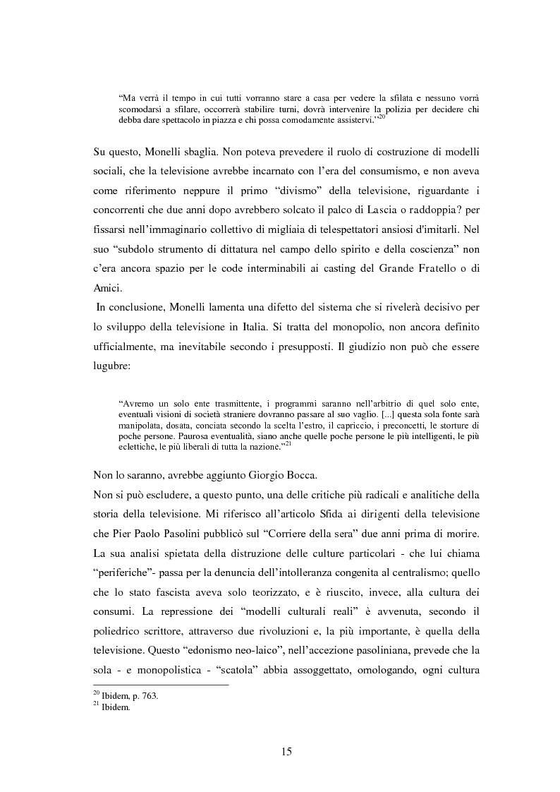 Anteprima della tesi: Le grandi firme della critica televisiva in Italia 1954-2000, Pagina 12