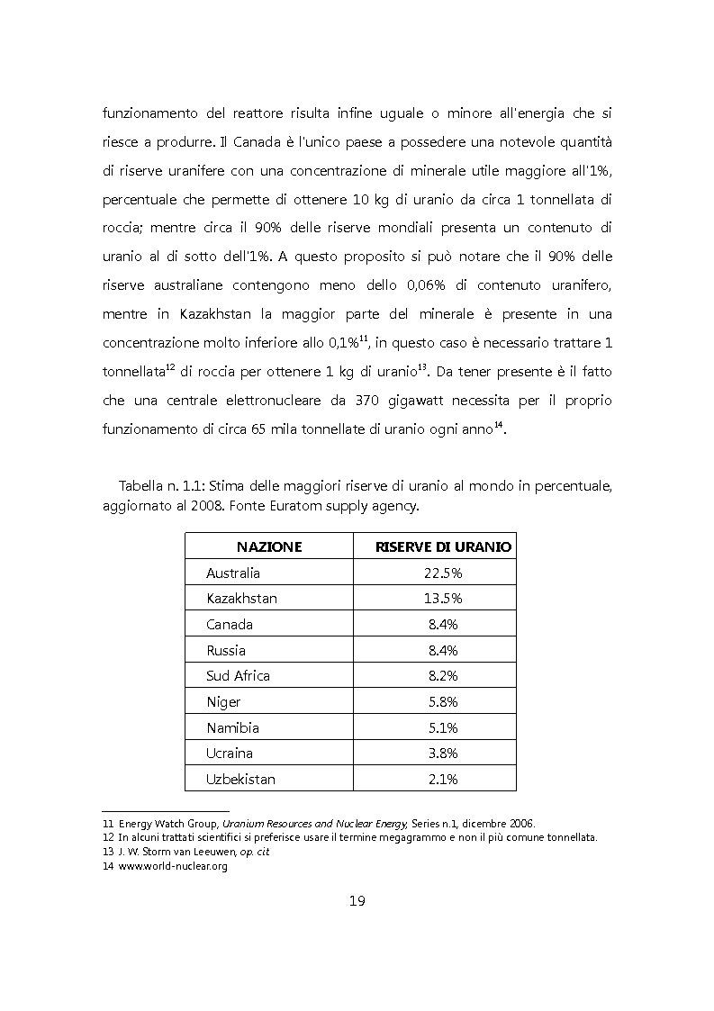 Anteprima della tesi: Chiudere il ciclo: rifiuti nucleari in Italia, Pagina 12