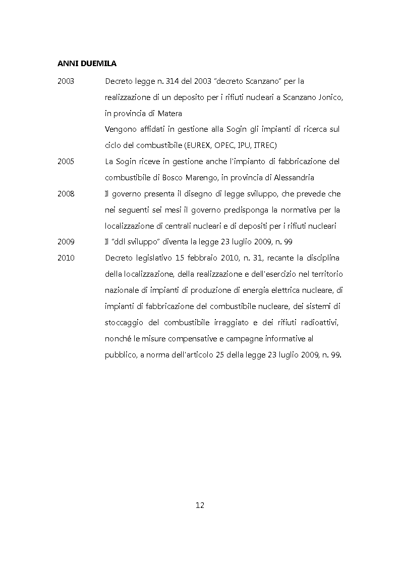 Anteprima della tesi: Chiudere il ciclo: rifiuti nucleari in Italia, Pagina 5