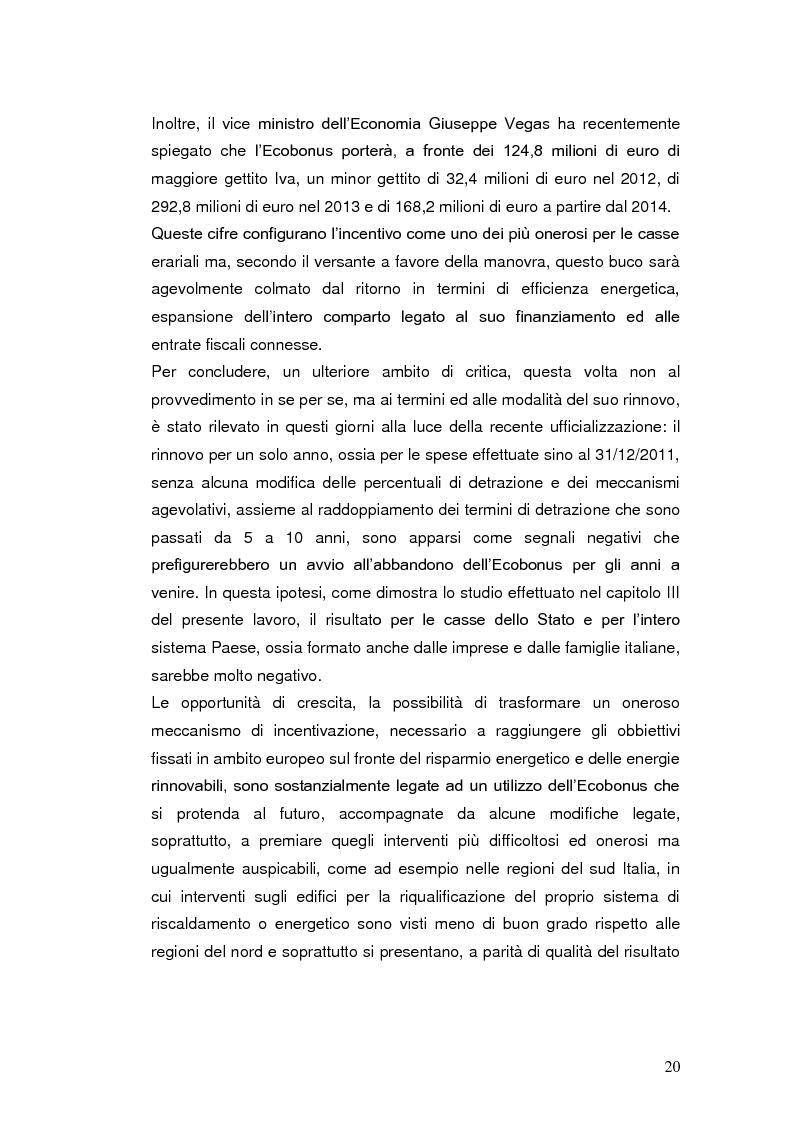 Anteprima della tesi: Le agevolazioni fiscali per l'utilizzo delle fonti energetiche rinnovabili in Italia., Pagina 13