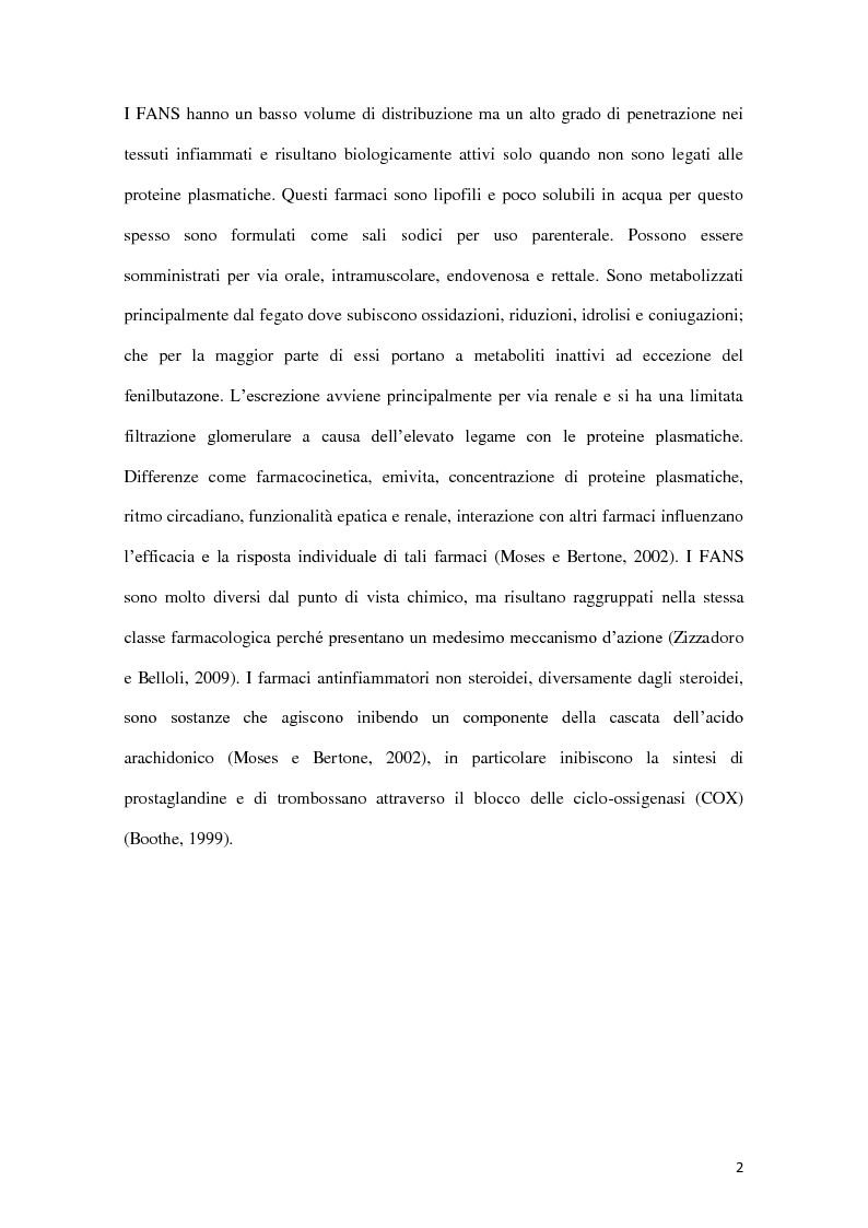 Anteprima della tesi: Determinazione quantitativa di fenilbutazone e flunixin meglumina in plasma equino tramite un sensore elettrochimico accoppiato a estrazione in fase solida con polimeri a stampo molecolare, Pagina 3