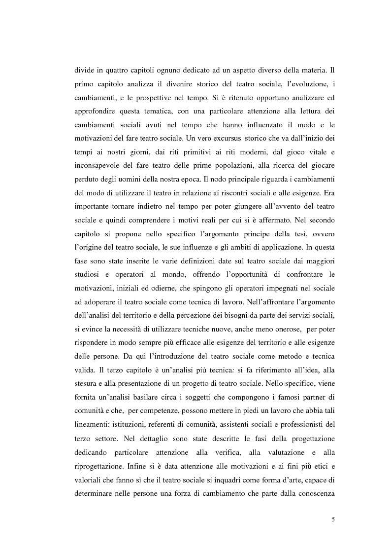 Anteprima della tesi: Le scene della vita, la vita in scena, Pagina 4