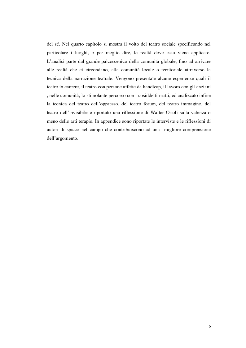 Anteprima della tesi: Le scene della vita, la vita in scena, Pagina 5