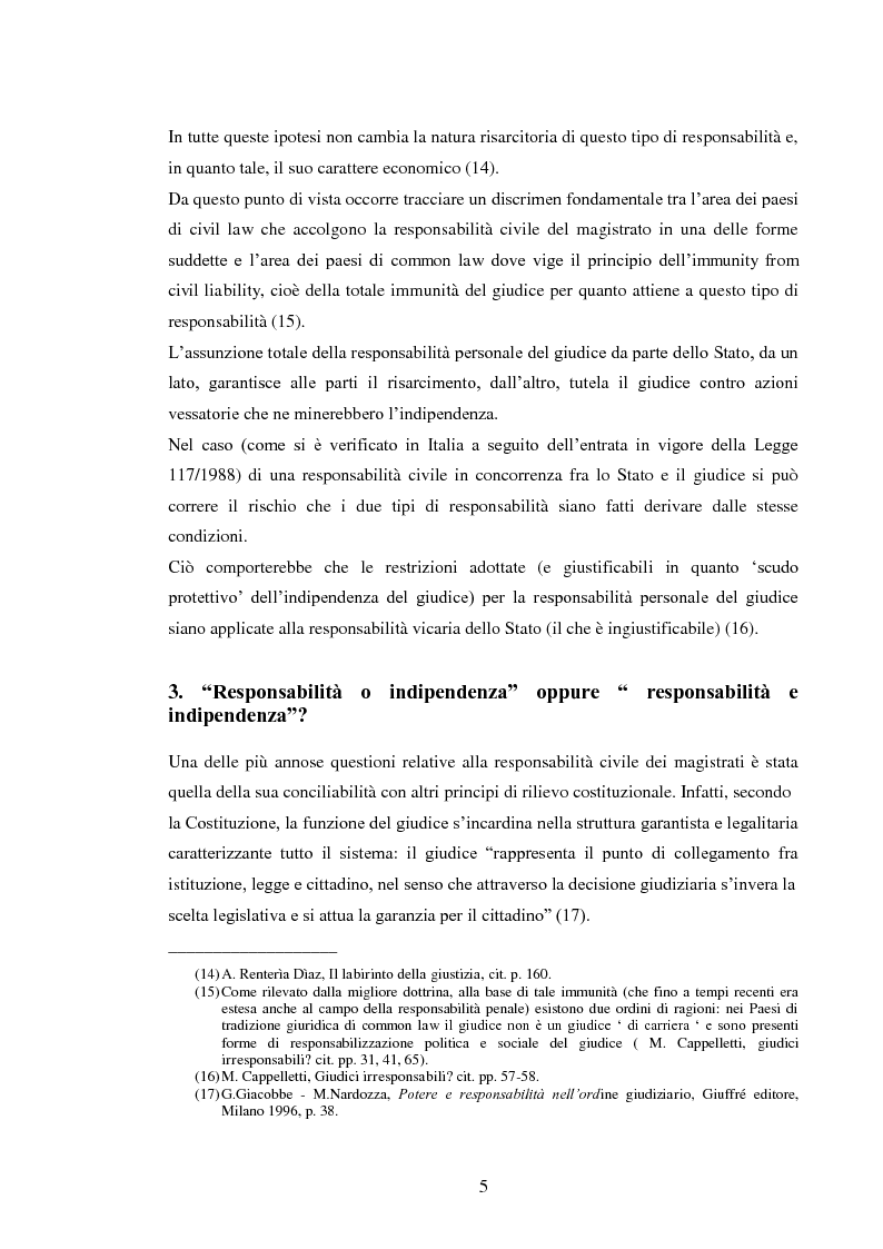 Anteprima della tesi: La responsabilità civile del magistrato e dell'arbitro, Pagina 8