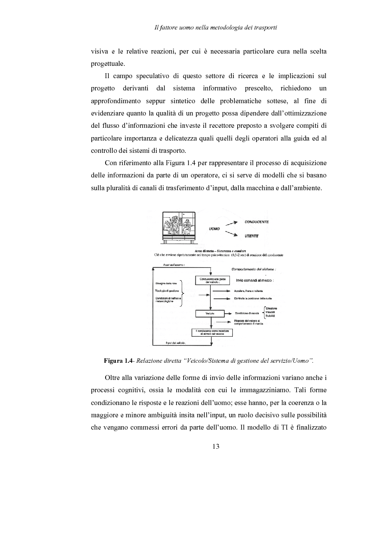 Anteprima della tesi: Lo studio dell’affaticamento e gli effetti sulla percezione visiva di un conducente alla guida attraverso applicazioni sul campo e con l’utilizzo del simulatore., Pagina 14