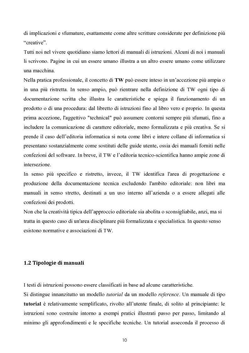 Anteprima della tesi: Razionalizzazione della procedura di realizzazione della documentazione tecnica di un bene strumentale., Pagina 6