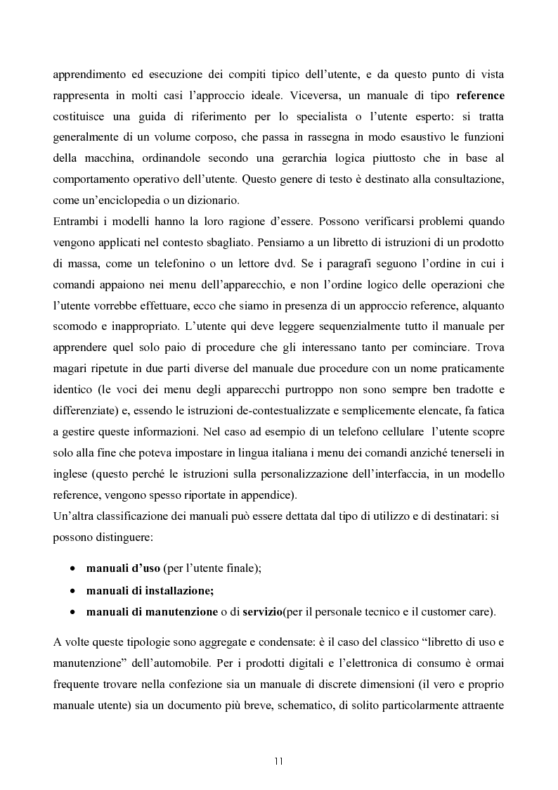 Anteprima della tesi: Razionalizzazione della procedura di realizzazione della documentazione tecnica di un bene strumentale., Pagina 7