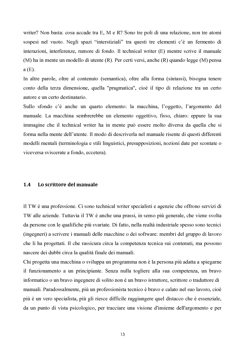 Anteprima della tesi: Razionalizzazione della procedura di realizzazione della documentazione tecnica di un bene strumentale., Pagina 9