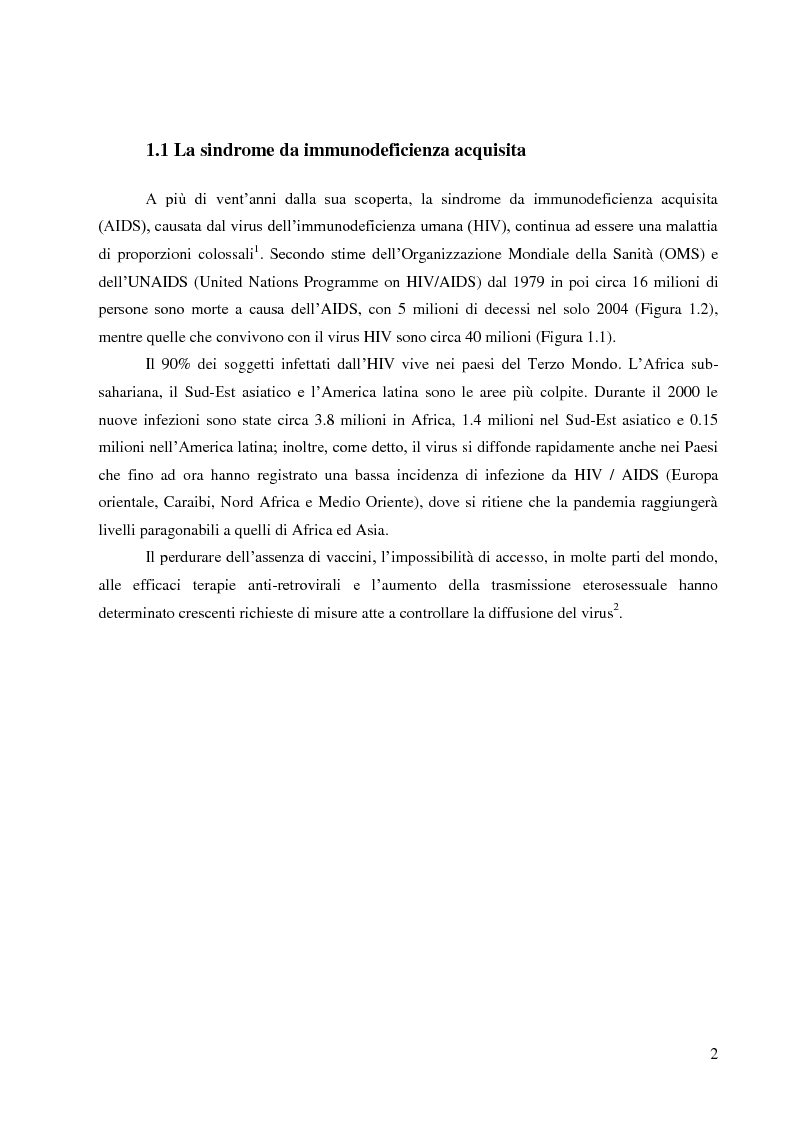 Anteprima della tesi: Selezione di Mutanti HIV-1 Resistenti e Basi Molecolari della Resistenza di Nuovi Inibitori Non-Nucleosidici della Trascrittasi Inversa, Pagina 3