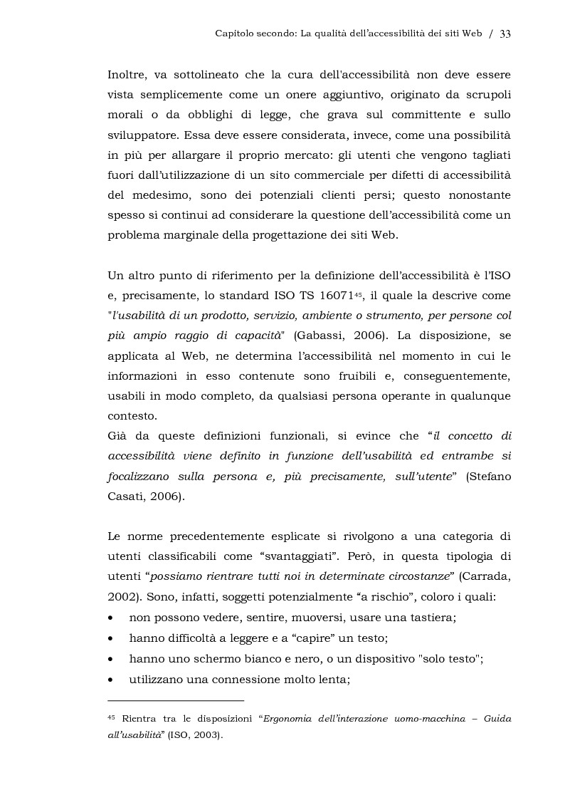 Anteprima della tesi: L'usabilità dei siti Web aziendali - Il caso Telecom Italia, Pagina 6