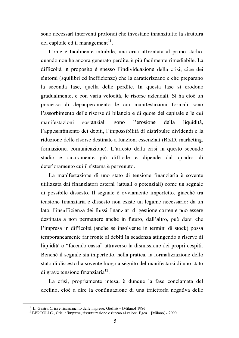 Anteprima della tesi: Rinegoziazione del debito e ''Turnaround'': Il caso “Piaggio”, Pagina 11