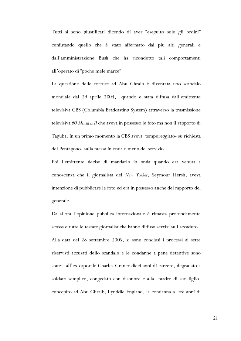 Anteprima della tesi: Le torture di Abu Ghraib nella prospettiva della antropologia della violenza, Pagina 12