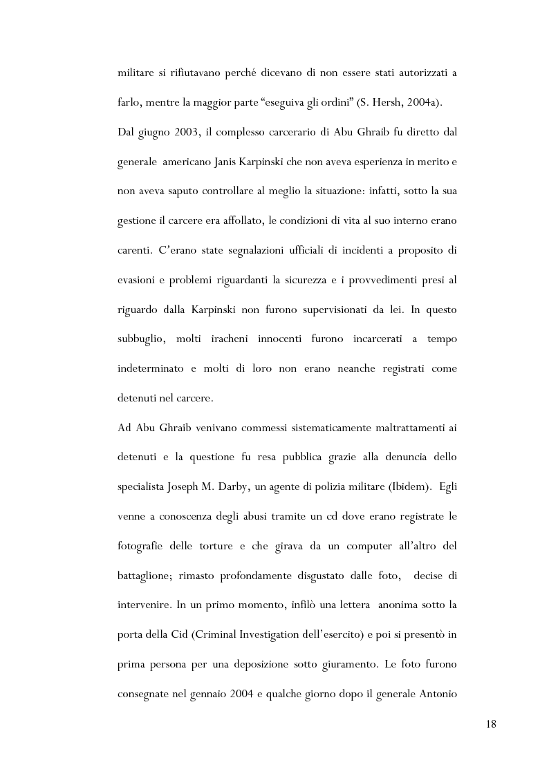 Anteprima della tesi: Le torture di Abu Ghraib nella prospettiva della antropologia della violenza, Pagina 9
