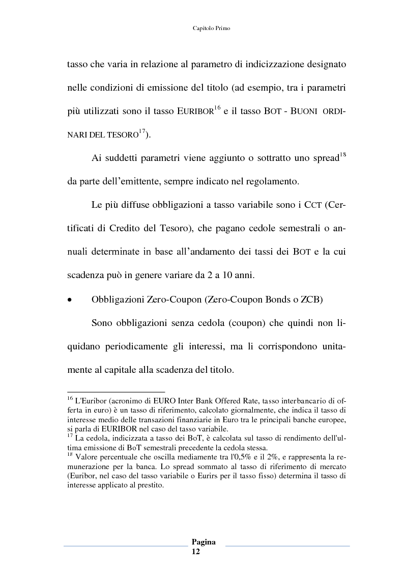 Anteprima della tesi: Profili contabili e di bilancio del prestito obbligazionario delle banche. Il caso della BCC Irpina, Pagina 13