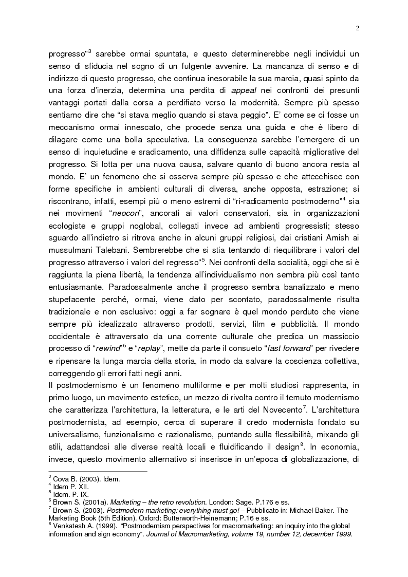 Anteprima della tesi: L’autenticità nel marketing: il compromesso postmoderno fra ricerca della verità e proiezione ideale. Il caso Converse All-Star Chuck Taylor., Pagina 3