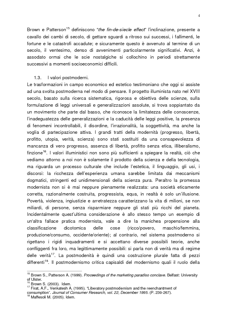 Anteprima della tesi: L’autenticità nel marketing: il compromesso postmoderno fra ricerca della verità e proiezione ideale. Il caso Converse All-Star Chuck Taylor., Pagina 5