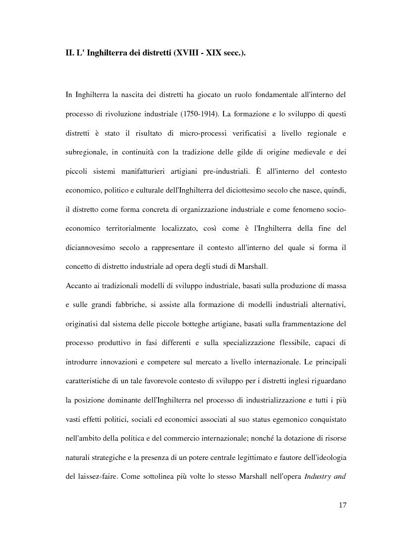 Anteprima della tesi: Il distretto industriale marshalliano, Pagina 13