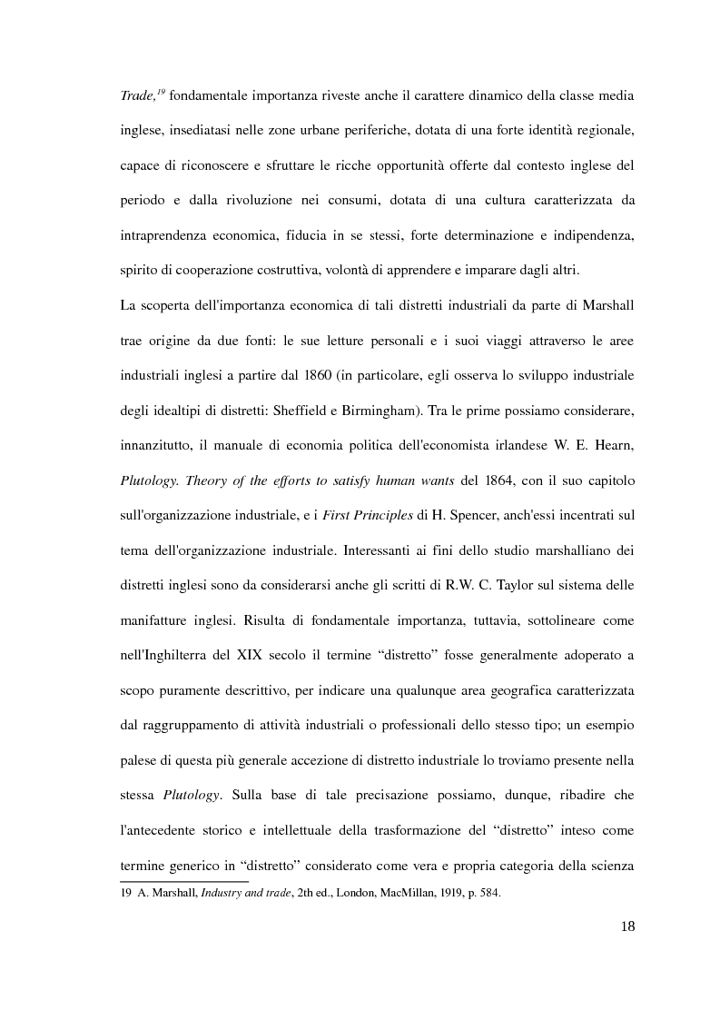 Anteprima della tesi: Il distretto industriale marshalliano, Pagina 14