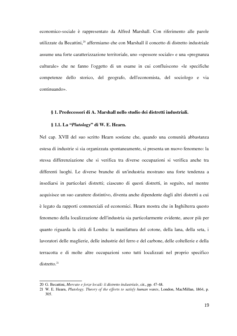Anteprima della tesi: Il distretto industriale marshalliano, Pagina 15