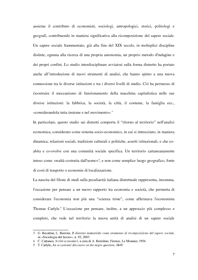 Anteprima della tesi: Il distretto industriale marshalliano, Pagina 3