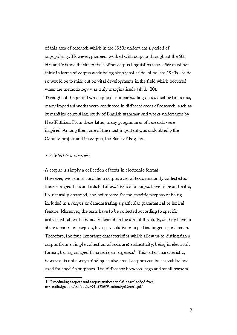 Anteprima della tesi: Promotional language for bank accounts: a corpus driven analysis through web sites comparable corpora., Pagina 6