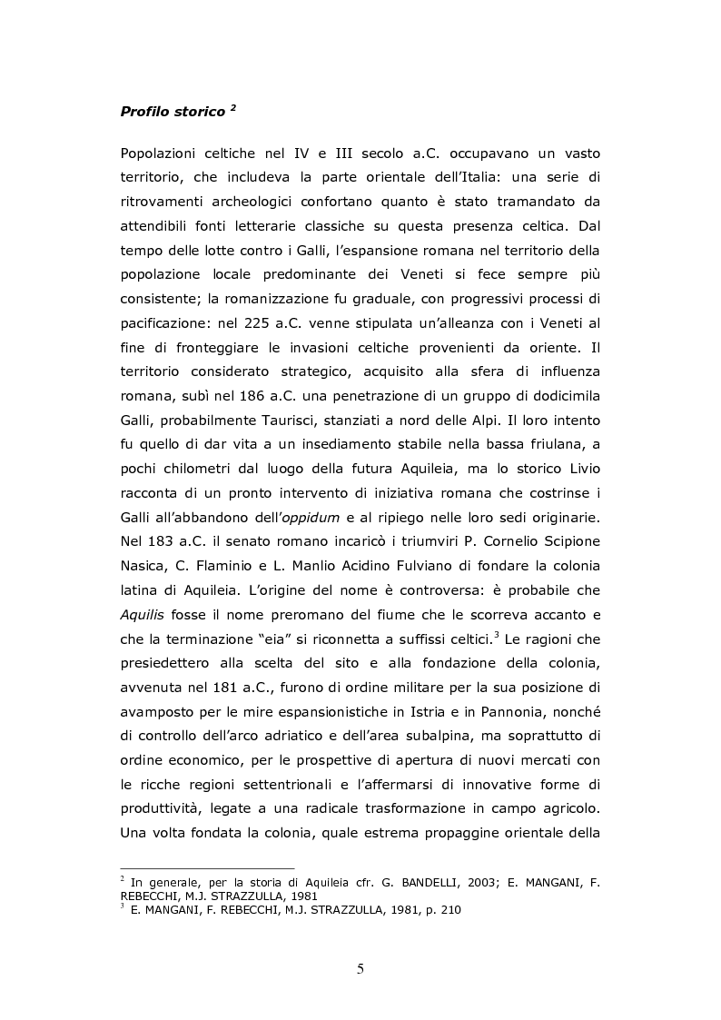 Anteprima della tesi: Aquileia Caput Viarum, Pagina 4