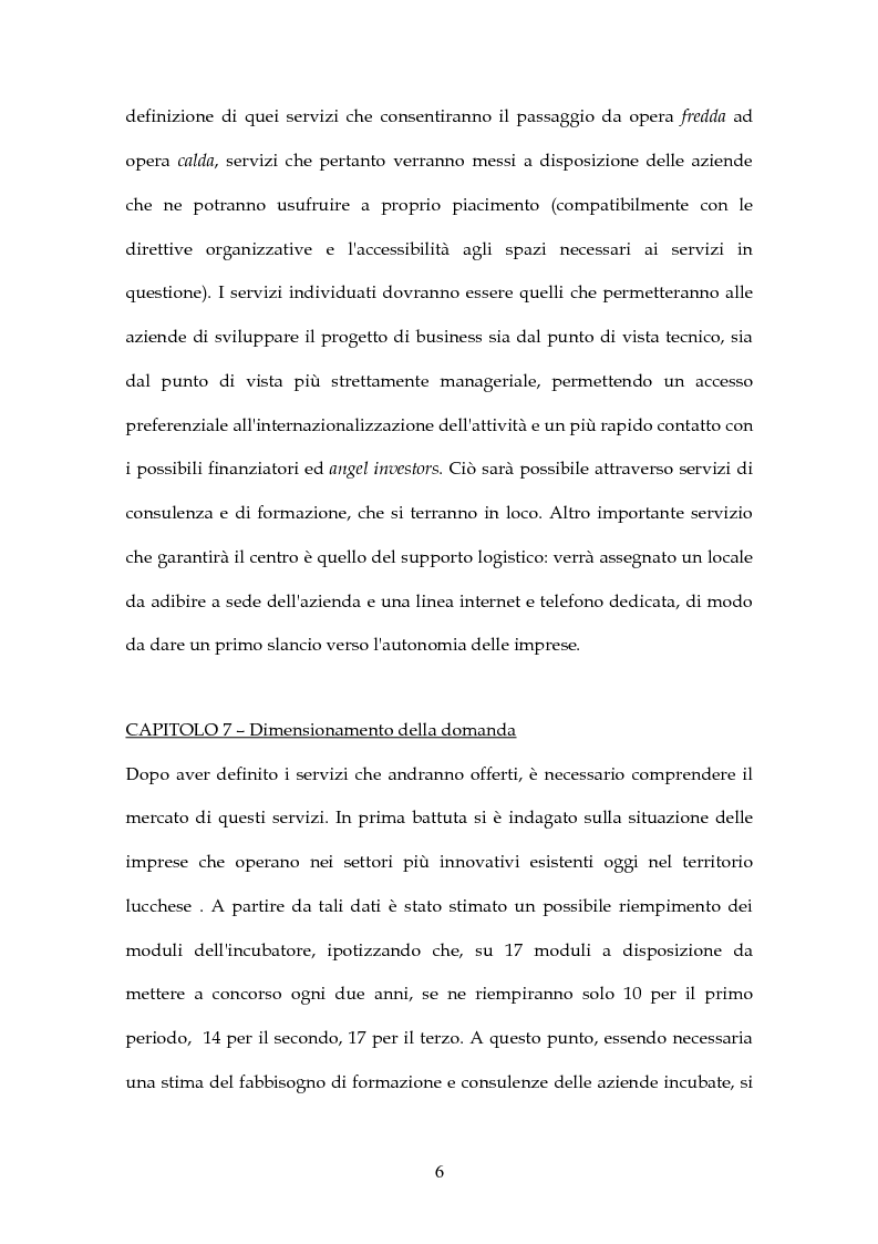 Anteprima della tesi: Simulazione di Project Financing nel caso di un Incubatore Aziendale, Pagina 7