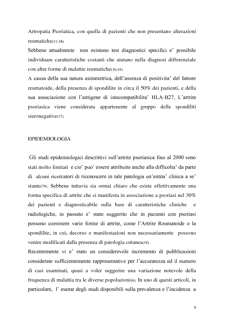 Anteprima della tesi: Artrite Psoriasica dell'ATM, Pagina 4