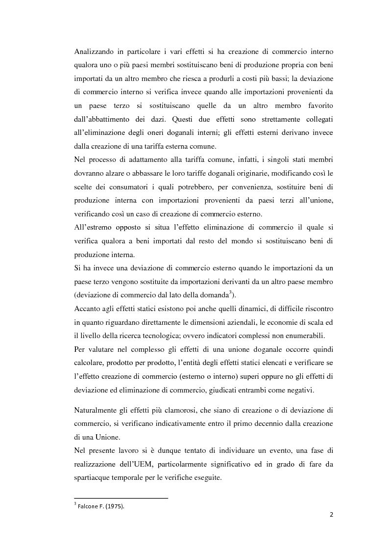 Anteprima della tesi: Integrazione Europea e diversione dei traffici: l'esperienza italiana., Pagina 3