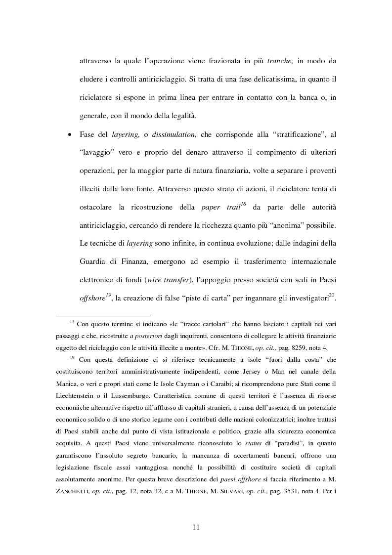 Anteprima della tesi: Gli adempimenti dei professionisti contabili per la prevenzione del riciclaggio, Pagina 12