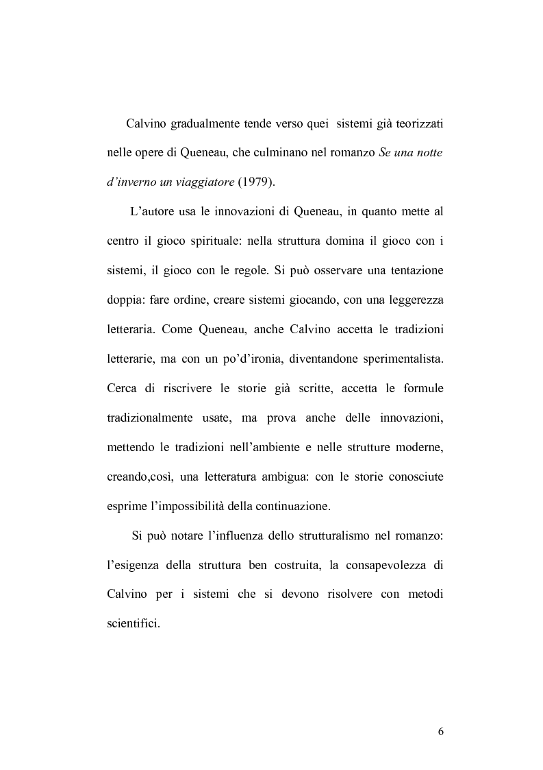 Anteprima della tesi: Presenze di Ludovico Ariosto nella narrativa di Italo Calvino, Pagina 6