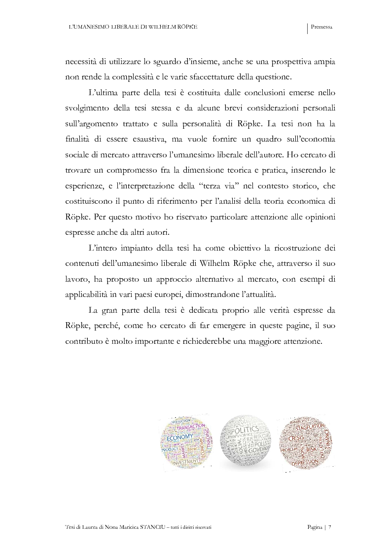Anteprima della tesi: L’Umanesimo Liberale di Wilhelm Röpke, Pagina 6