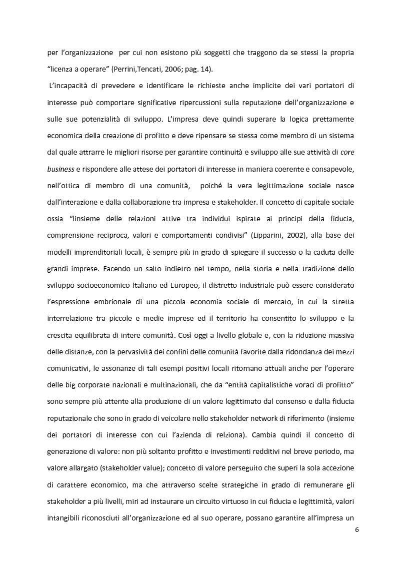Anteprima della tesi: Percorsi identitari nell'ambito della Responsabilità Sociale d'Impresa, Pagina 3