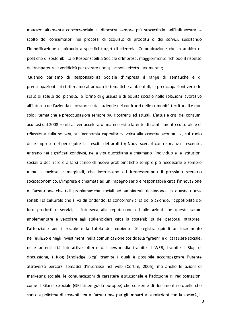 Anteprima della tesi: Percorsi identitari nell'ambito della Responsabilità Sociale d'Impresa, Pagina 5