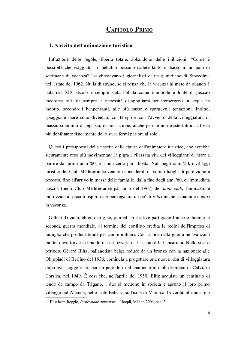 Anteprima della tesi: L'animatore turistico, Pagina 4