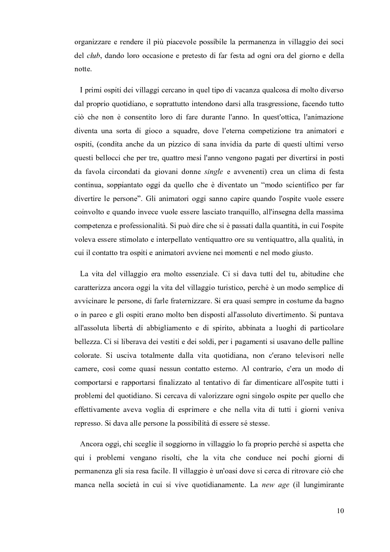 Anteprima della tesi: L'animatore turistico, Pagina 8