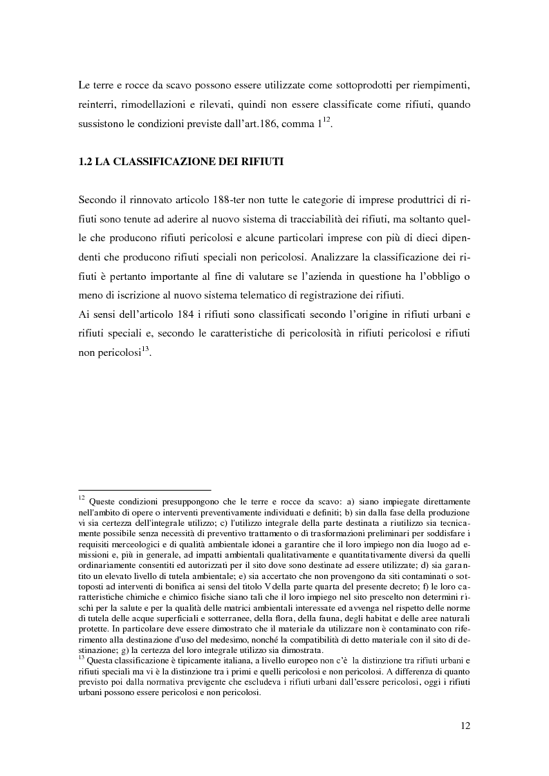 Anteprima della tesi: L'implementazione del SISTRI nella tracciabilità dei rifiuti: vantaggi e criticità, Pagina 10