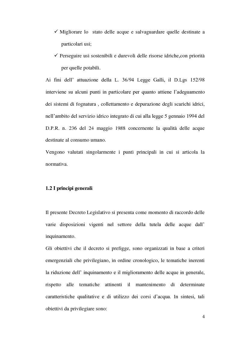 Anteprima della tesi: Impianti di depurazione a servizio di piccole comunità, con particolare riferimento ai sistemi MBR e ai processi elettrolitici., Pagina 5