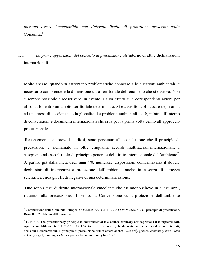 Anteprima della tesi: La decisione precauzionale tra normazione, amministrazione e giurisdizione, Pagina 4