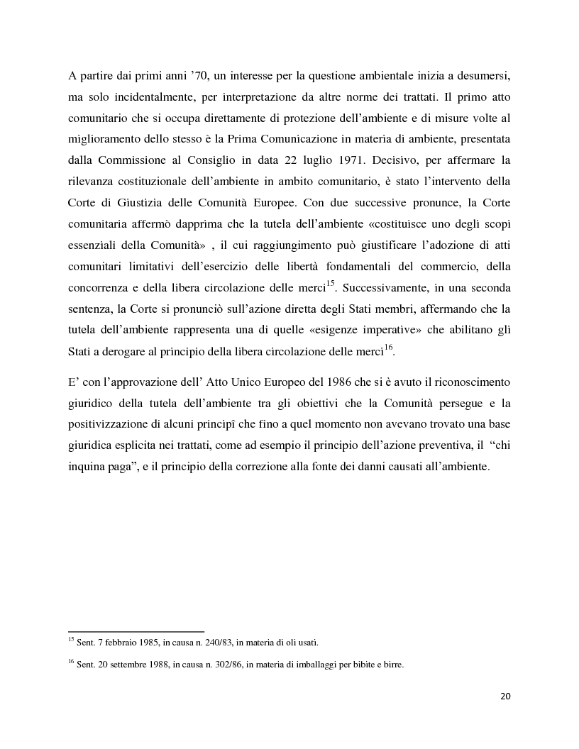 Anteprima della tesi: La decisione precauzionale tra normazione, amministrazione e giurisdizione, Pagina 9