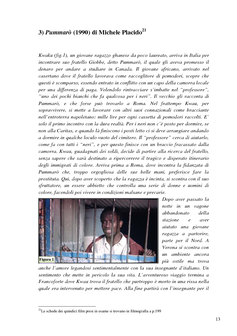 Anteprima della tesi: L’immigrazione a tutto schermo. Rappresentazione del migrante nel cinema italiano contemporaneo, Pagina 9